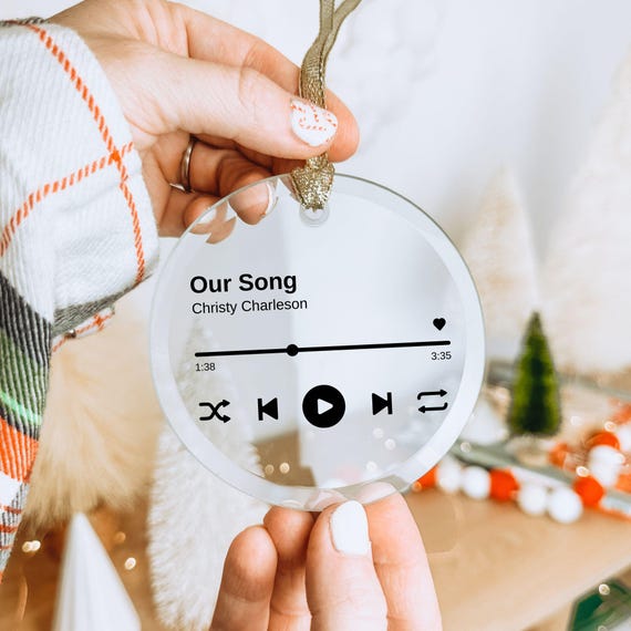 Ornament - Black - PERSONALIZED Singer Ornament - Black - PERSONALIZED Singer