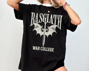 Fourth Wing Shirt (OFFICIALLY LICENSED), Basgiath War College Shirt, Iron Flame Shirt, Fantasy Reader Shirt, Fourth Wing Merch, Dragon Rider