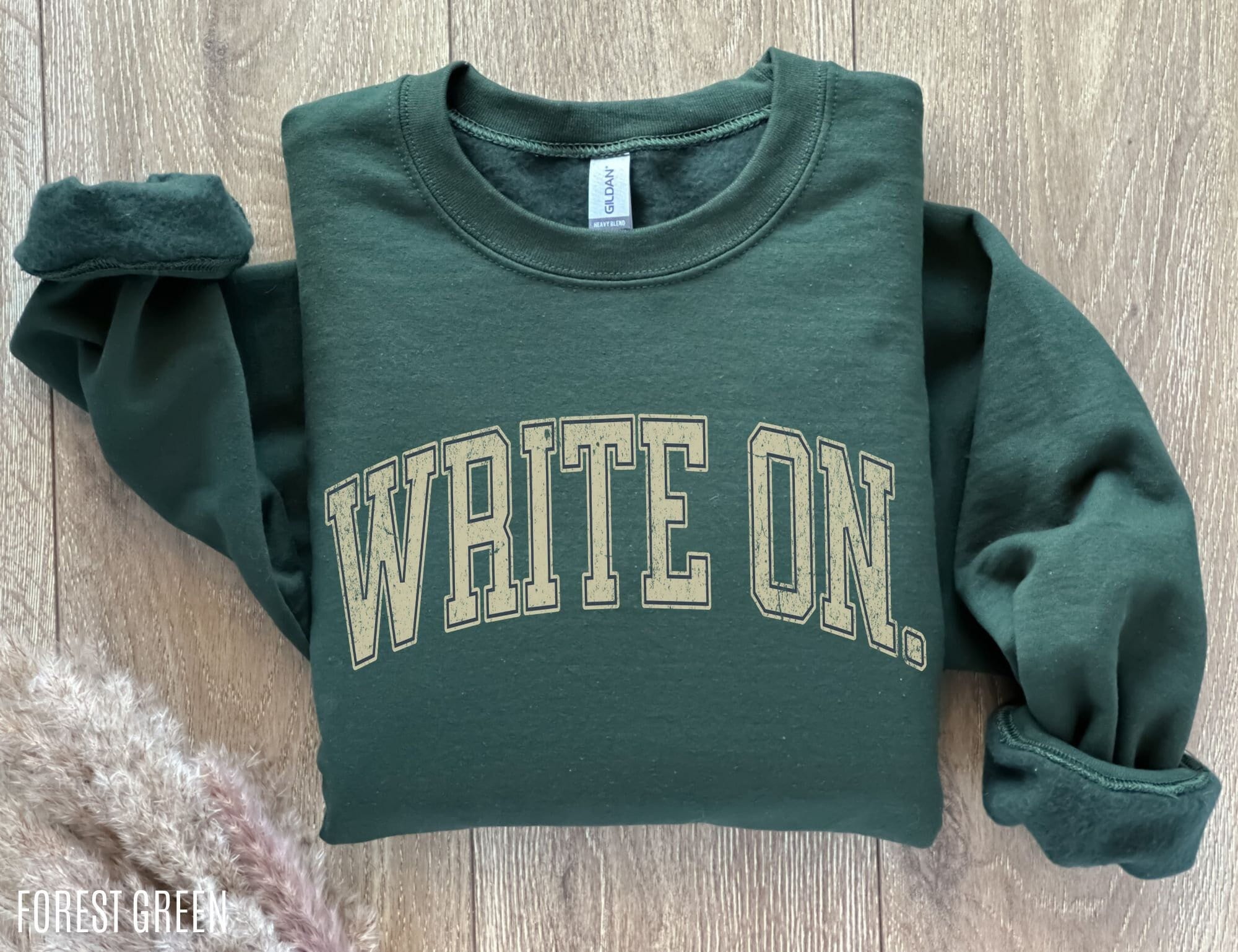 Write On sweatshirt, Author sweatshirt, Writer Sweatshirt, Writer Sweater, Author Gift, Writing Shirt, Author Sweater, Future Author Sweater