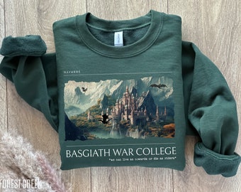 Fourth Wing Sweatshirt (OFFICIALLY LICENSED) Basgiath War College Sweatshirt, Fourth Wing Merch, Fourth Wing Shirt, Fourth Wing Basgiath