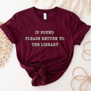 Please Return to Library Tshirt, Bookish Shirt, Book Shirt, Librarian ...
