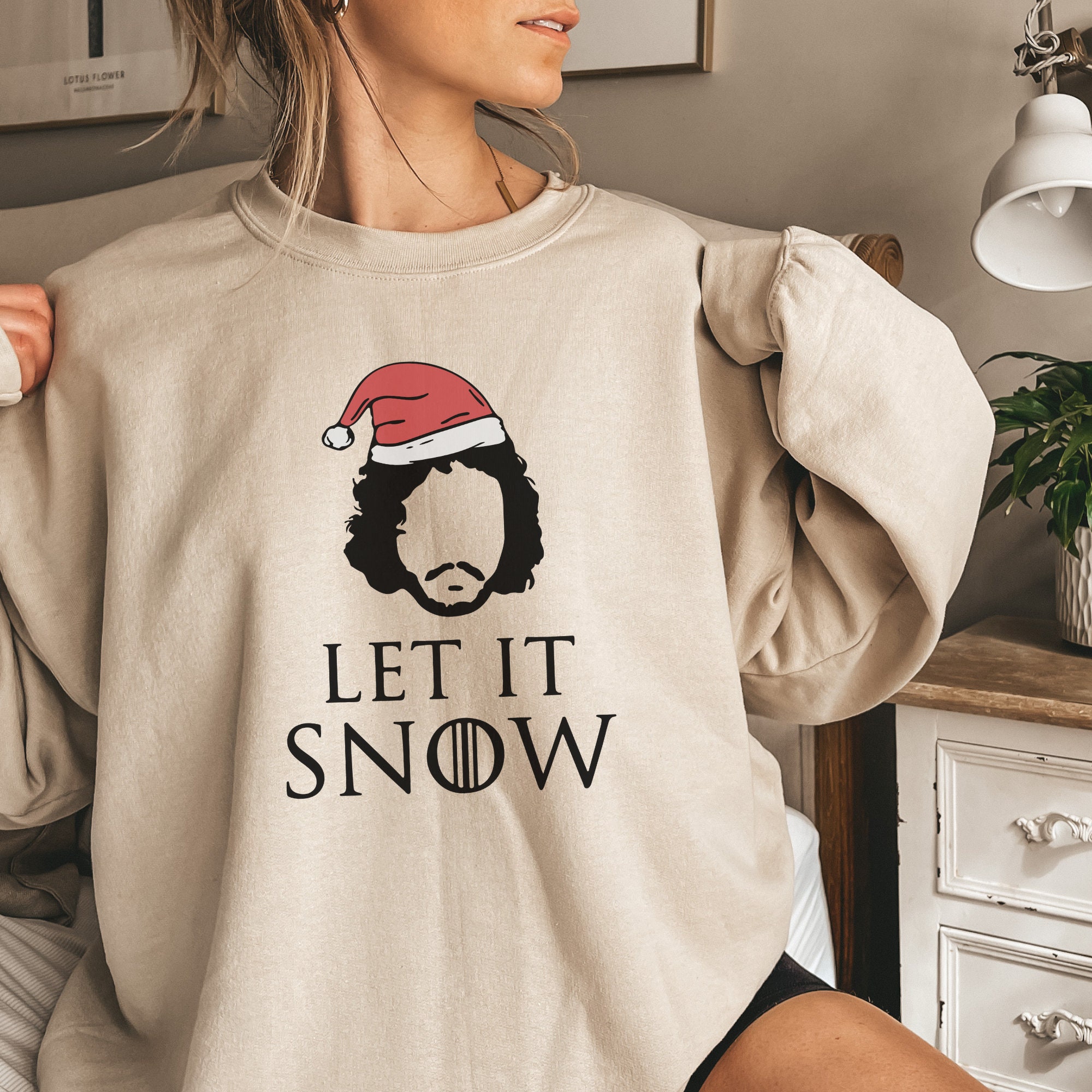 Let It Snow Sweater - Etsy