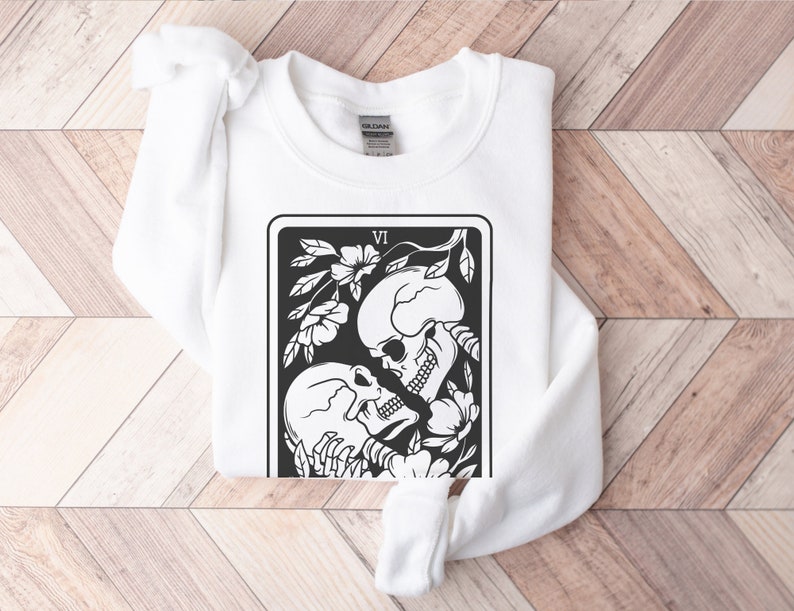 Custom Tarot cards Sweatshirt, Tarot Sweater, Major Arcana Shirt, Celestial Tarot Sweatshirt, The Sun Sweater, Tarot Card Gift, Personalize image 5