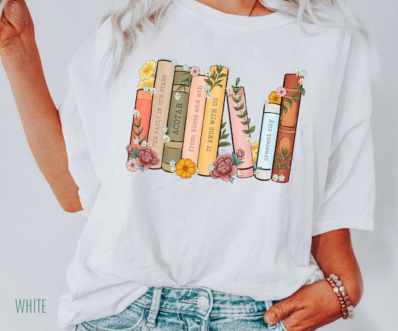 Custom bookshelf shirt, Customized book shirt, Personalized book shelf tshirt, Bookish tshirt, custom book club, Book Sweatshirt,