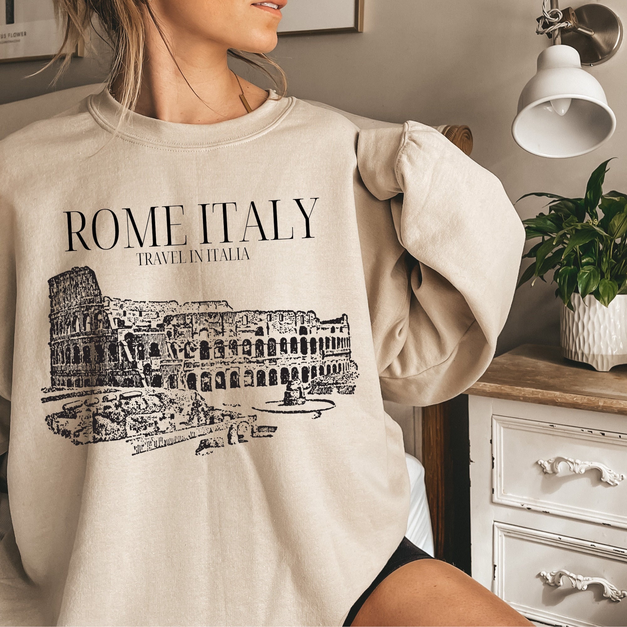 Costa de Amalfi Italia sudadera Positano sudadera con capucha Capri  Crewneck mujeres ropa vintage suéter Sorrento pullover regalo de vacaciones  ropa de recuerdo -  España