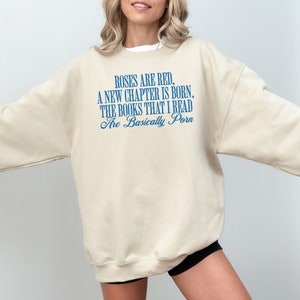 Roses are Red Smut Sweatshirt, Funny Smut Gift, Bookish Sweatshirt, Spicy Book Shirt, Spice Reader, Gift For Book Lover, Dark Romance Reader image 6