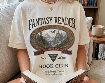 Fantasy reader book club Comfort colors shirt, Late Night Readers Club TShirt, Fantasy Bookish Shirt, Bookworm Shirt, Fantasy Reader Gift