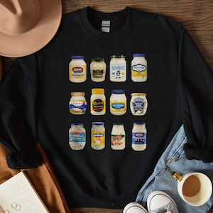 Vintage mayonnaise Sweatshirt, Mayonnaise Sweatshirt, Mayonnaise Lover Sweatshirt, Funny Mayo Gift, Mayo Addict Sweater, Vintage Mayo Gift