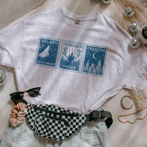 Sarah J Maas shirt (Officially Licensed), Velaris Shirt, Crescent City, ACOTAR Merch, Court of thorns, Bookish TShirt, Throne of glass tee