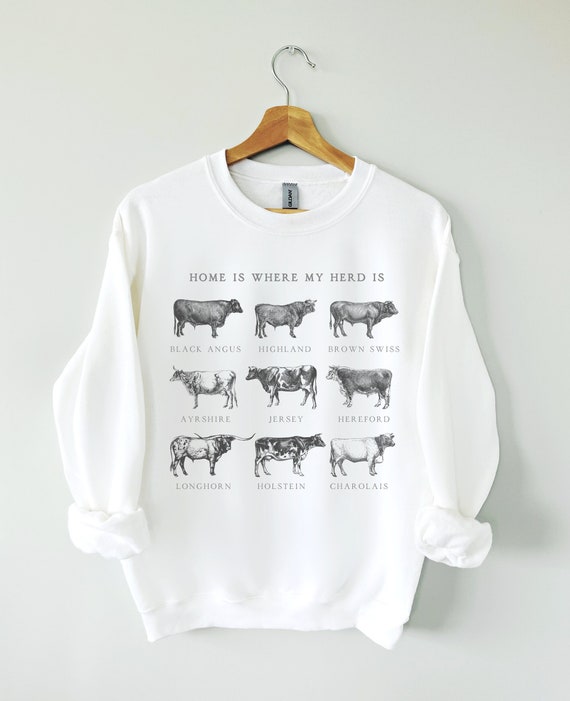Cow vintage sweater cheap