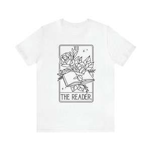 Reading Tshirt, Reader Tarot Card Shirt Gift for Book Lover, Reading tshirt, Bookish merch shirt, Smut reader shirt, Booktok Shirt image 10
