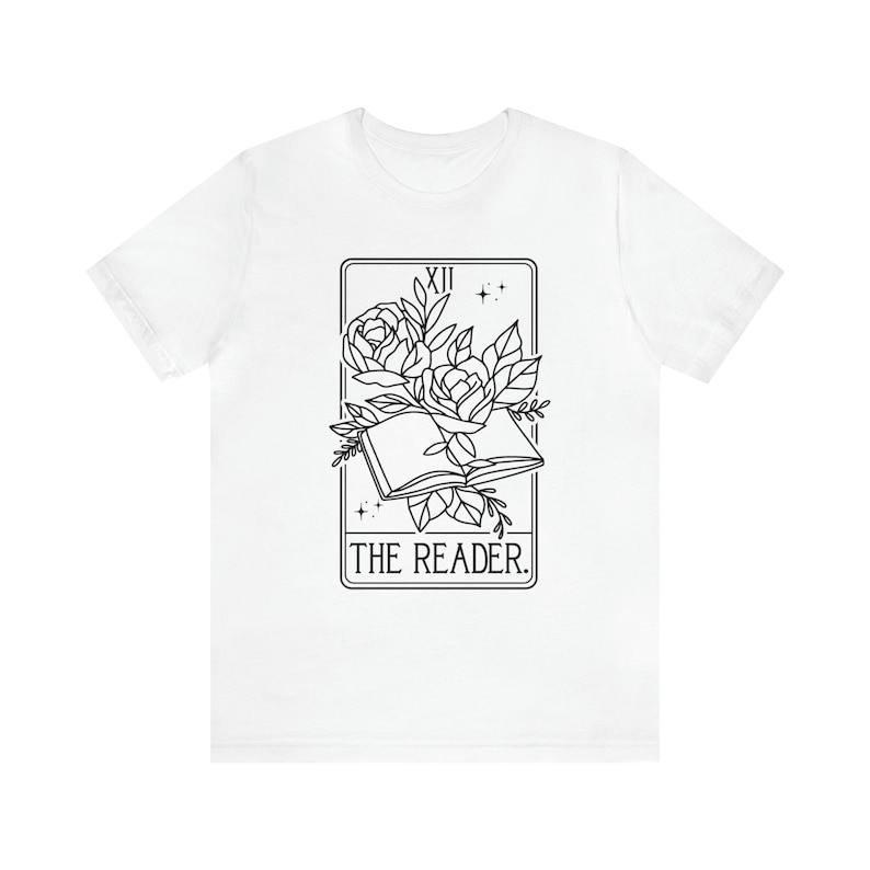 Reading Tshirt, Reader Tarot Card Shirt Gift for Book Lover, Reading tshirt, Bookish merch shirt, Smut reader shirt, Booktok Shirt image 10