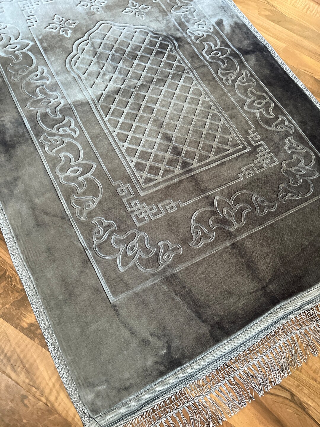 Padded Prayer Rug Embroidered With Name Etsy