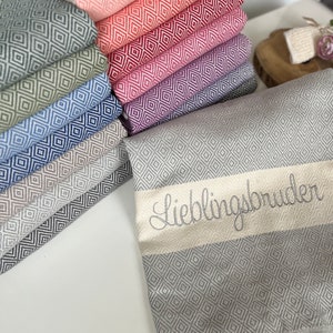 XXL Hammam towel, beach towel, sauna towel personalized
