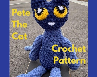 MOTIF AU CROCHET Pete le chat