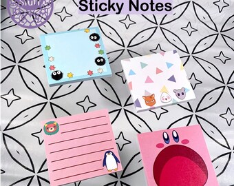 Anime Inspired Sticky Notes