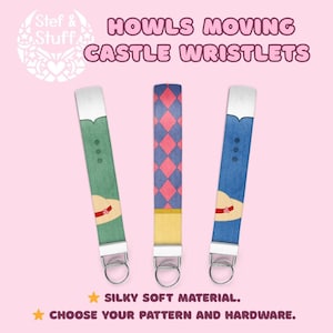 HMC Inspired Wristlets: Handmade Printed Fabric