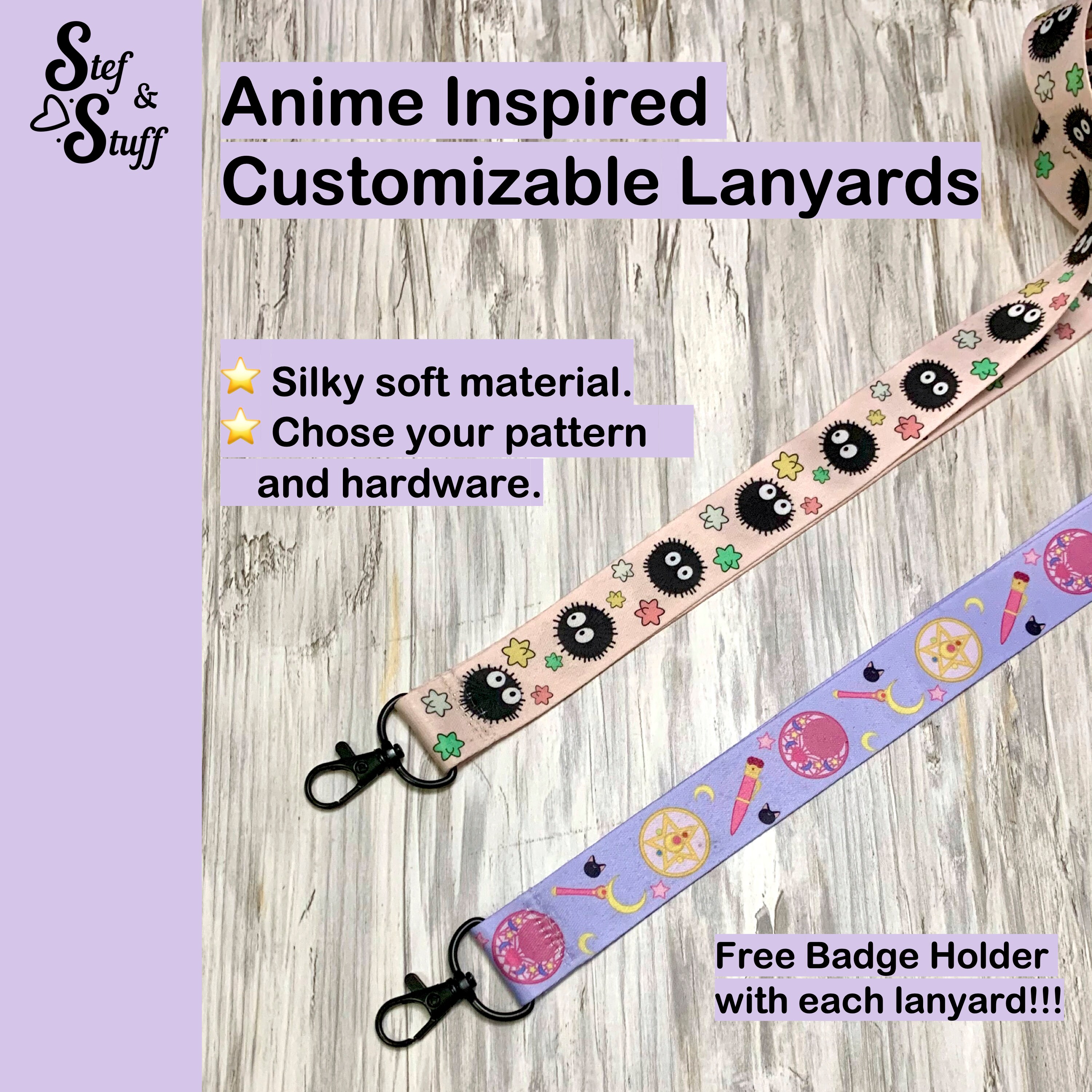 Anime Inspired Lanyards Etsy