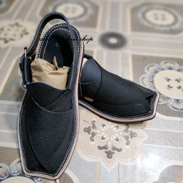 Peshawar Pure Leather Charssada Chappal/Sandal