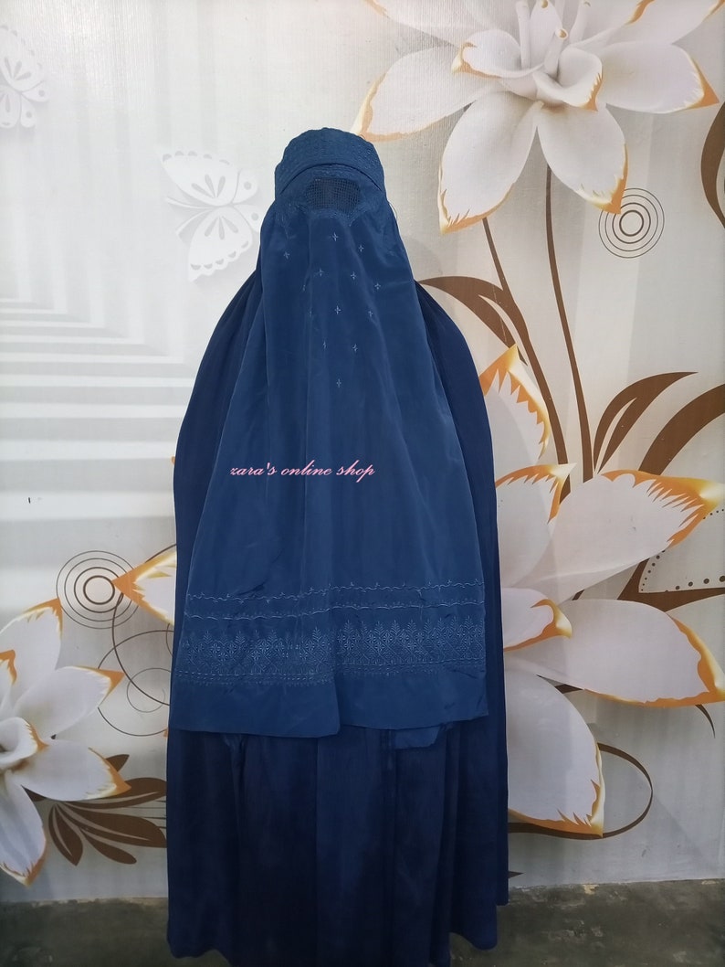 Afghan ladies topi Burqa Jilbab abaya Islamic kaftan veil image 2