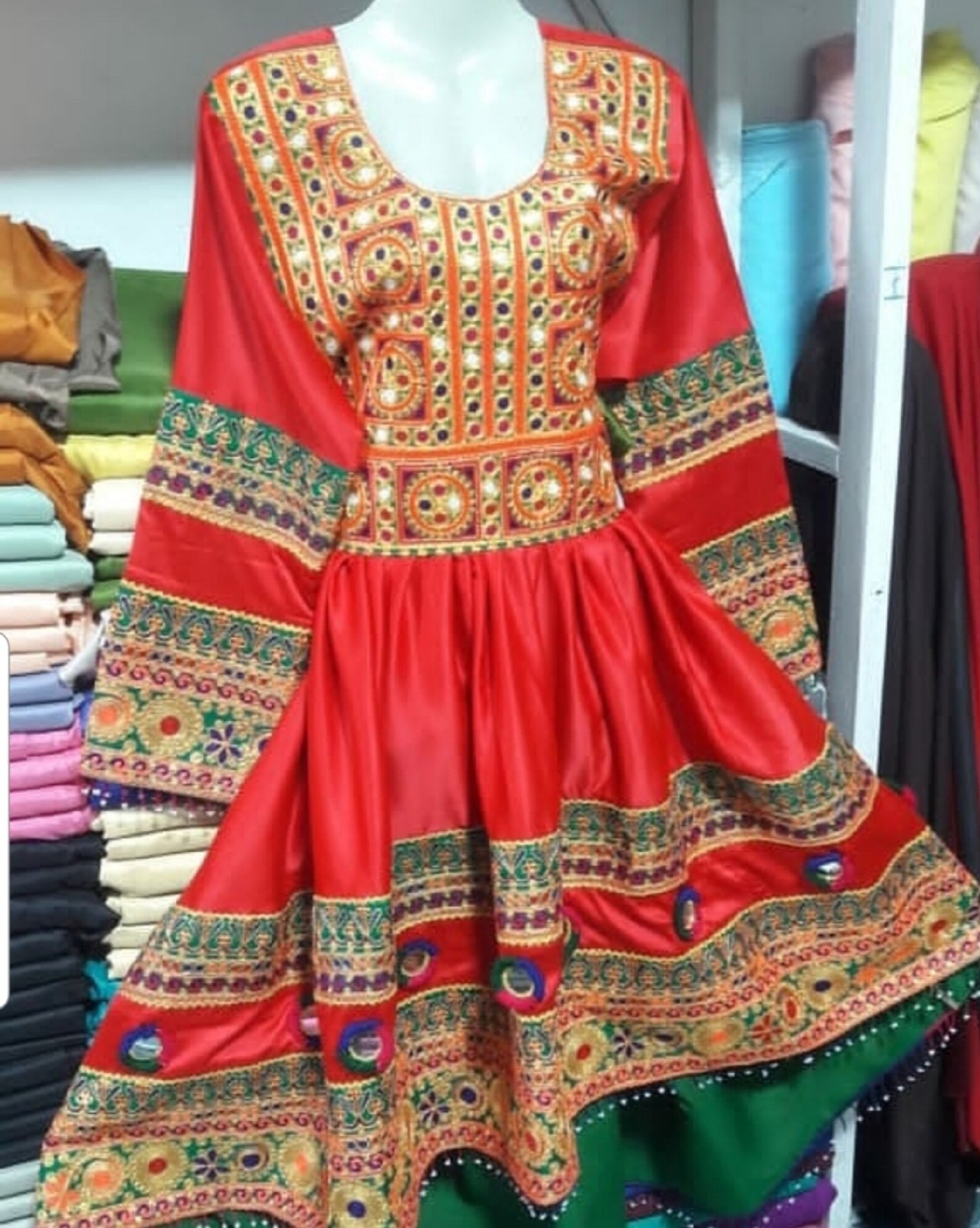 Afghan Kuchi Traditional Handmade 3 Piece Wedding Dress - Etsy Australia