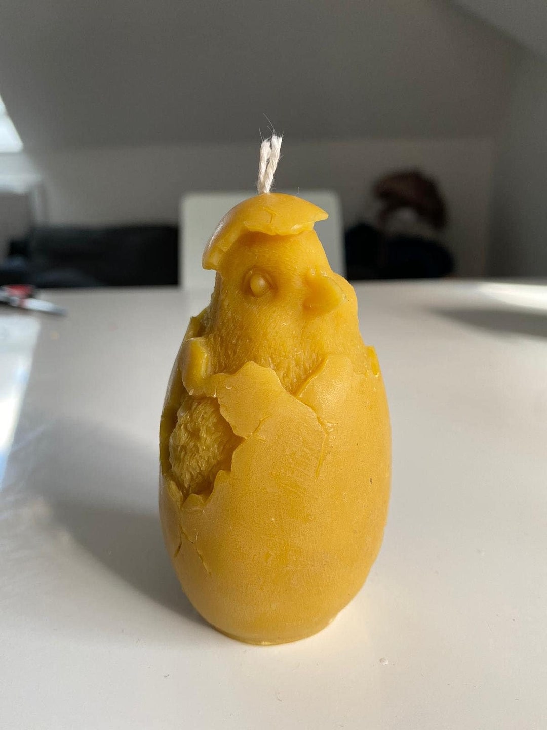 Pure Beeswax Easter Egg Candle Easter Egg, Easter Gift, Mothers Day