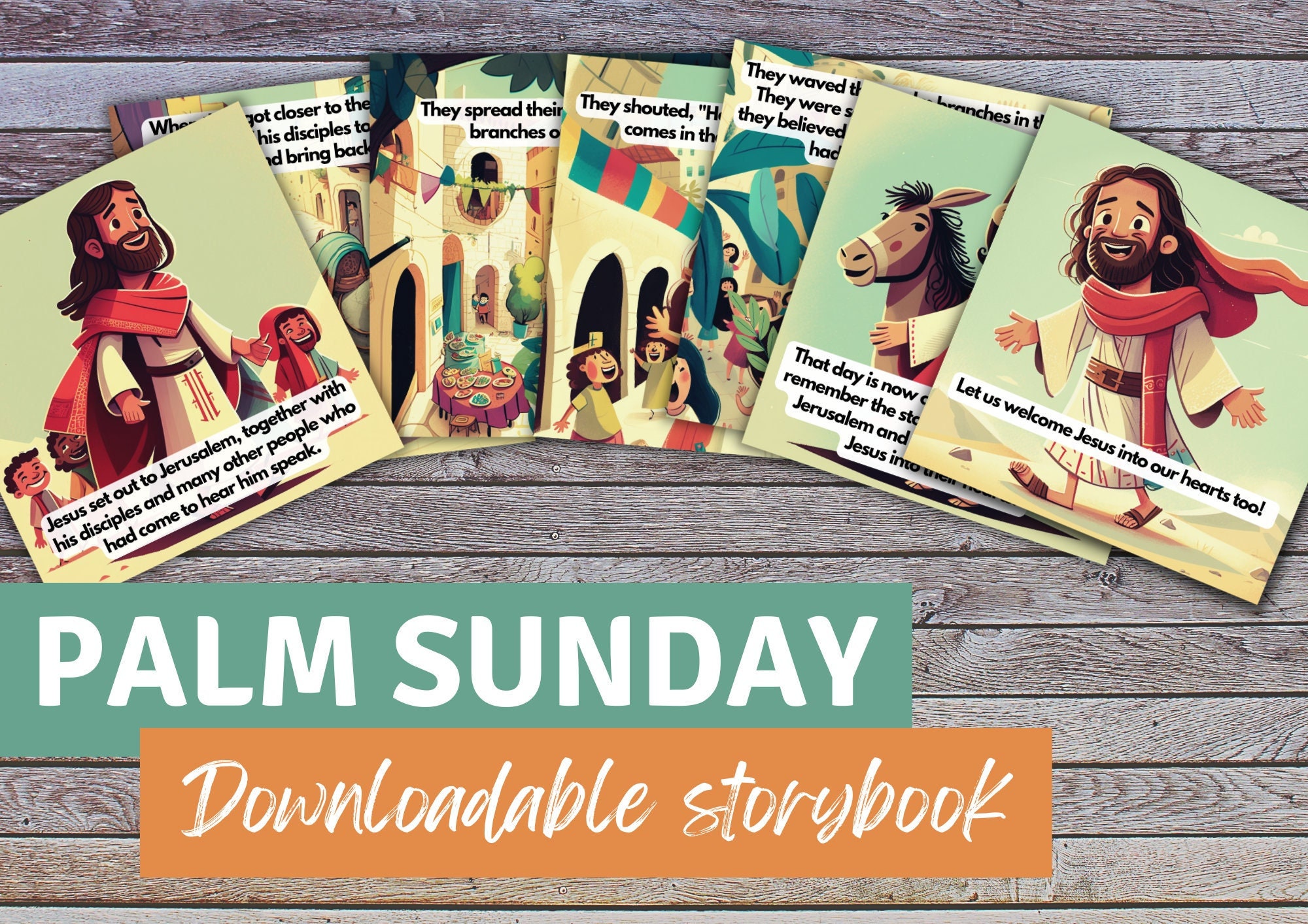 Palm Sunday Storybook - Etsy