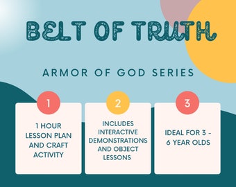 Armor of God: BELT OF TRUTH lesson #1