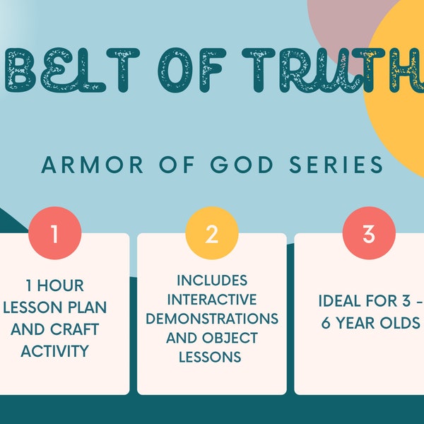 Armor of God: BELT OF TRUTH lesson #1