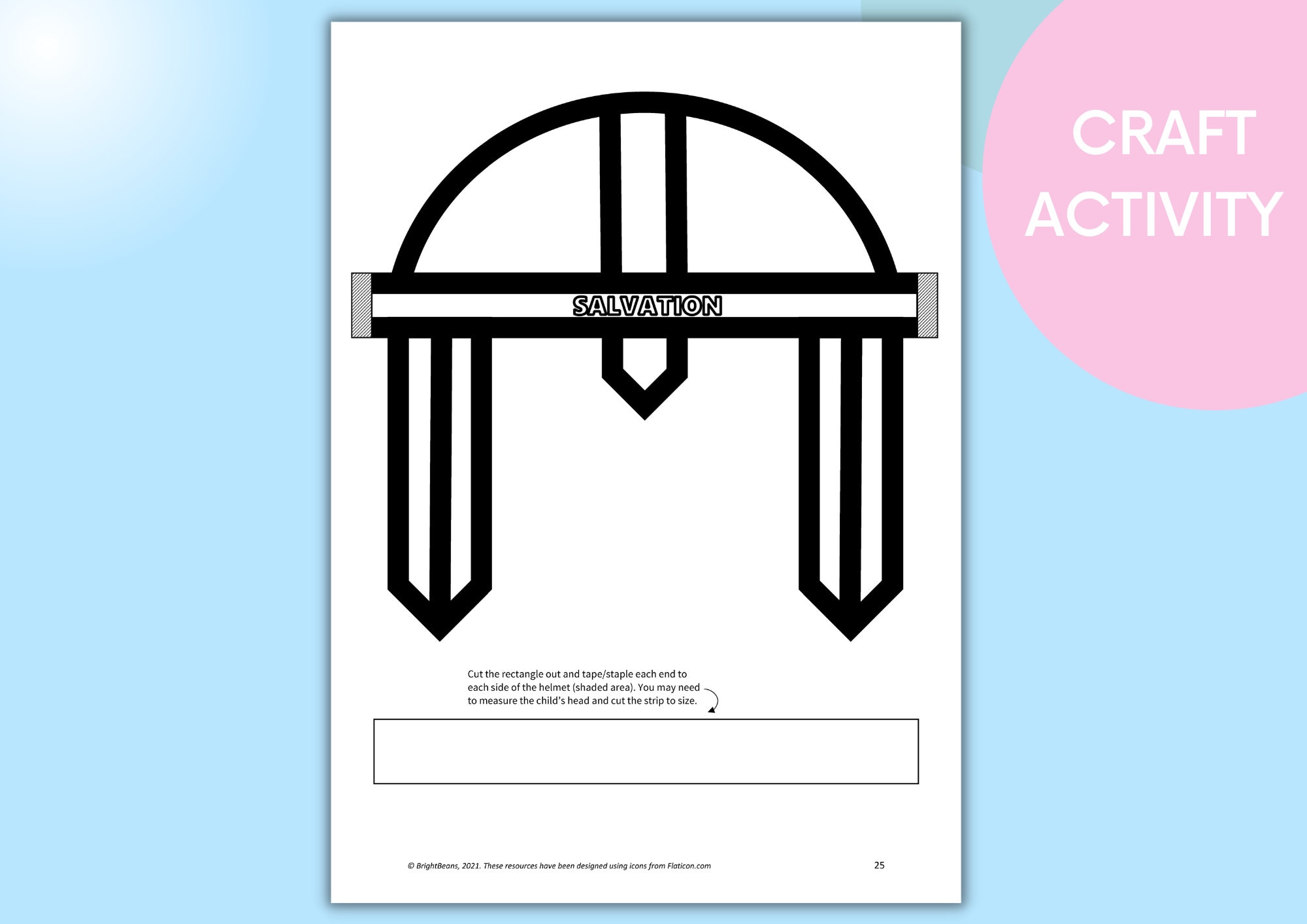 Armor of God: HELMET OF SALVATION Lesson 5 - Etsy armor-of-god-helmet-of-salvation-lesson-5-etsy