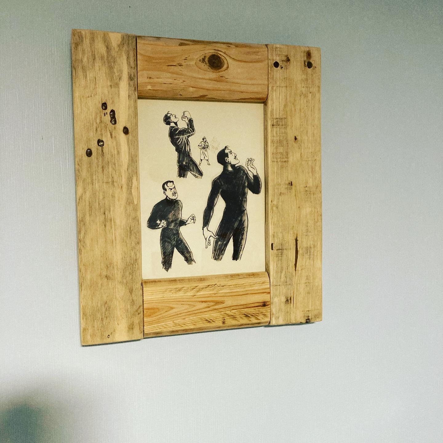 Croquis de Bd avec Cadre Palette Recyclée