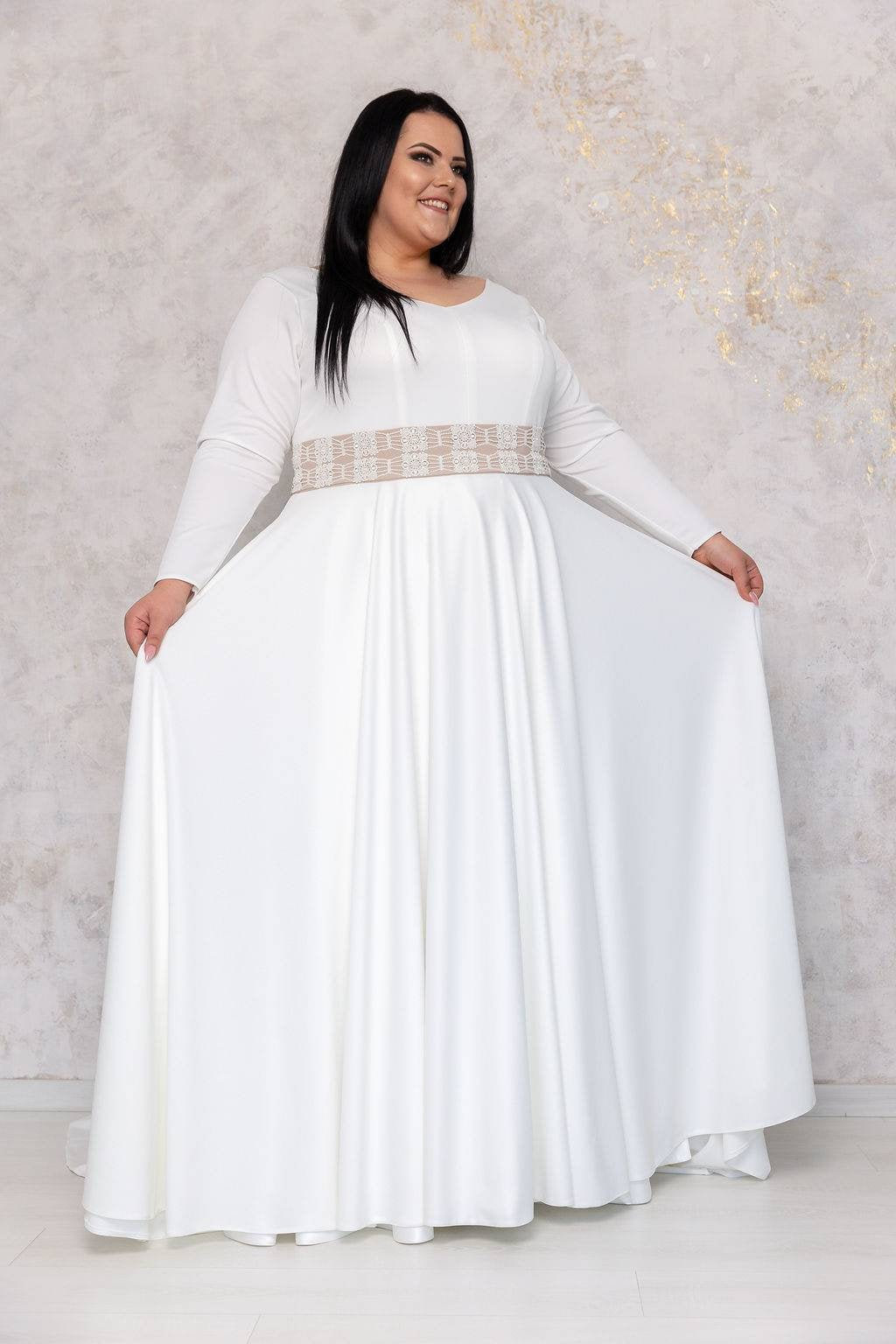 Plus Size Wedding Dress Plus Size Wedding Dress With Sleeves Etsy Canada