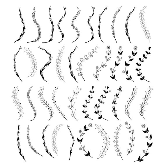 40 Wreaths Svg Wreaths Svg Wreaths Drawings Wreaths Etsy