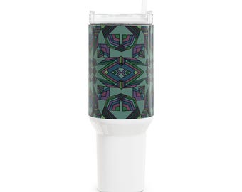 Graphic Travel Mug Tumbler - 40oz Stainless Steel Insulated Mug