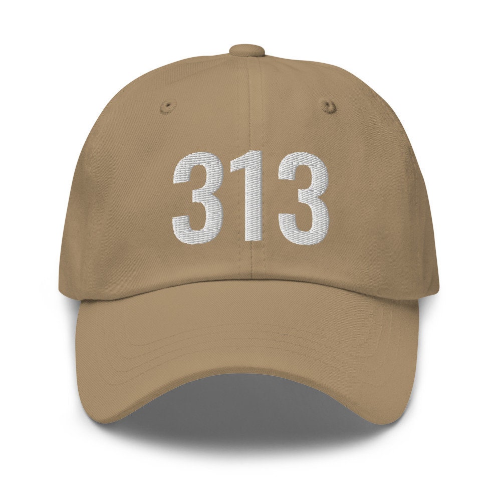 313 Detroit, Michigan Dad Cap Apparel // Monogrammed // Custom ...