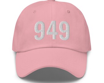 949 Orange County, California Dad Cap Apparel // Monogrammed