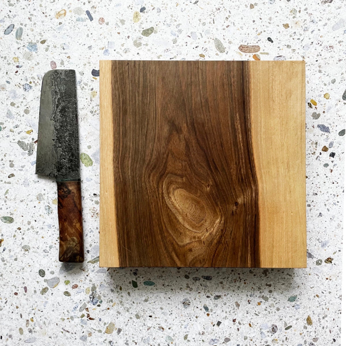 Mini Robert Stanley Cutting Board Chopping Wood Kitchen Butcher Block  7.44x3.57 