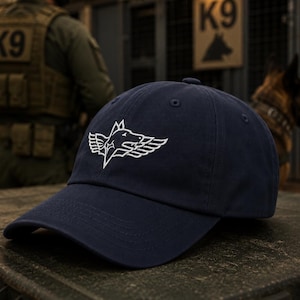 Gorra táctica bordada de la Unidad Oketz de las Fuerzas Especiales Caninas de Israel (K9)