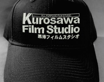 Akira Kurosawa Film Studio Japan Classic Samurai Movie Director Embroidered Cap Hat