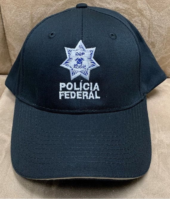 Gorra bordada de la policía federal de México -  México
