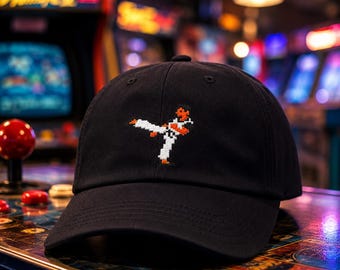 Boné de beisebol retrô de arcade clássico de 8 bits Spartan X Kung Fu Master