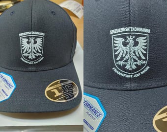 Boné de beisebol das forças especiais da polícia estadual alemã SEK Frankfurt