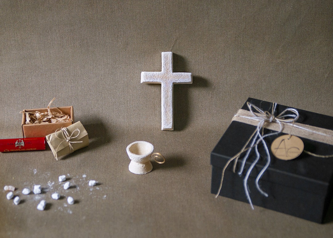 Handmade Prayer Corner Ceramics Set With off White Censer Etsy