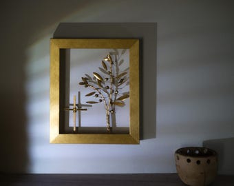 Olive Branch & Cross Wall Art – Handmade Christian Symbol of Peace and Faith -Wedding or Baptism Gift