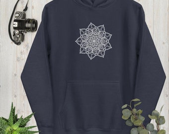 Mandala Hoodie|Mandala Sweatshirt|Lotus Hoodie|Boho|Hippie|Hoodies|Hooded Sweatshirt|Spiritual Clothes|Yoga Clothes|Yoga Hoodies|Soft Hoodie