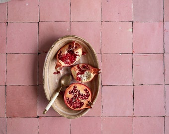 Pink backdrop, tile backdrop, pink photography surface, tiles backdrop photography, food photography background, vinyl background, surfaces