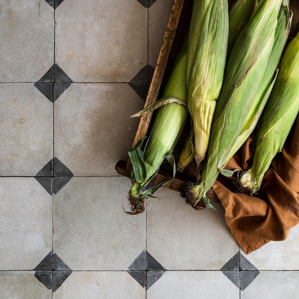 French Tile Vinyl Photography Backdrop for Flatlay and Floor