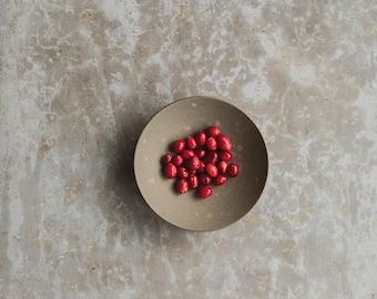 Natural clay vinyl photography surface for styling food and products