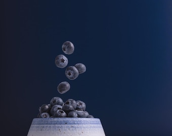 Navy vinyl backdrop for photography, video and stop motion in two sizes available