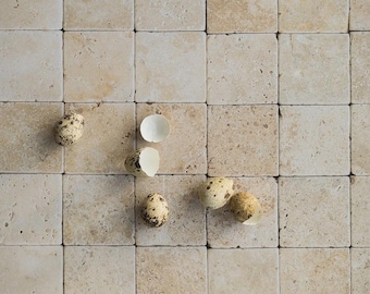 Beige stone tile printed photography backdrop for photo and video productions